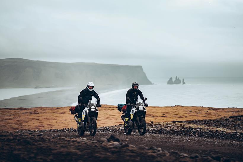 The duo explored Iceland on the Norden 901 prototype