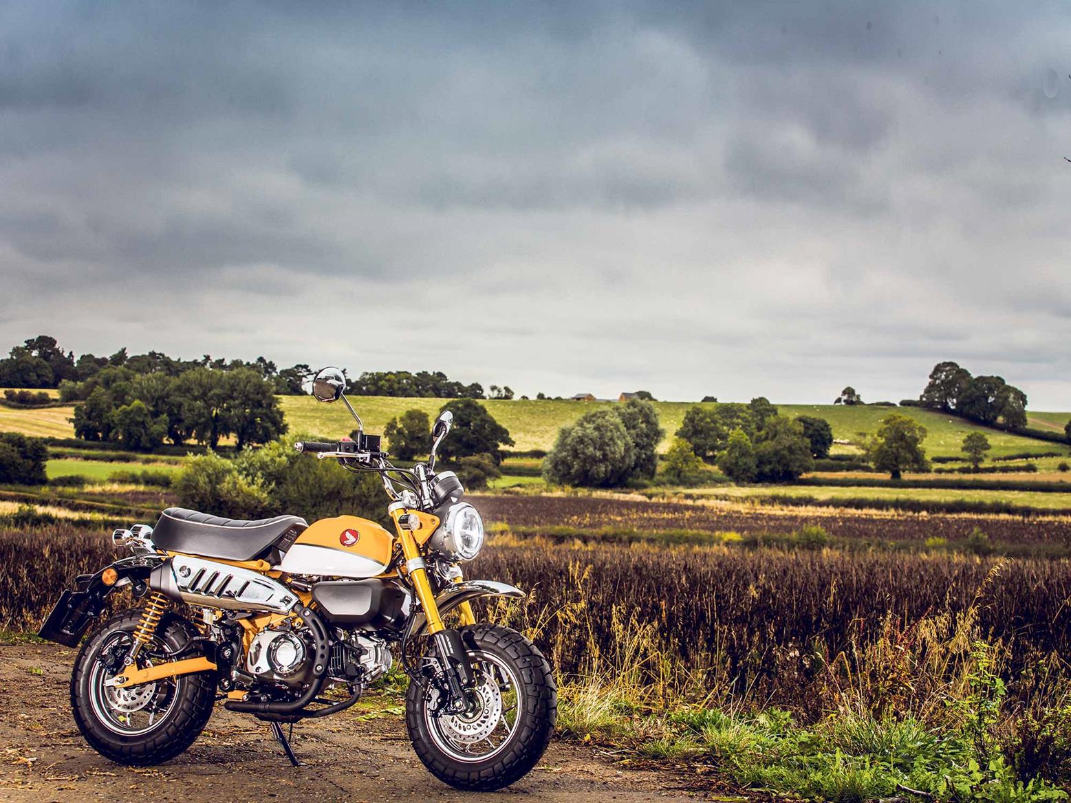 Parked up on the Honda Monkey 125 Parked up on the Honda Monkey 125