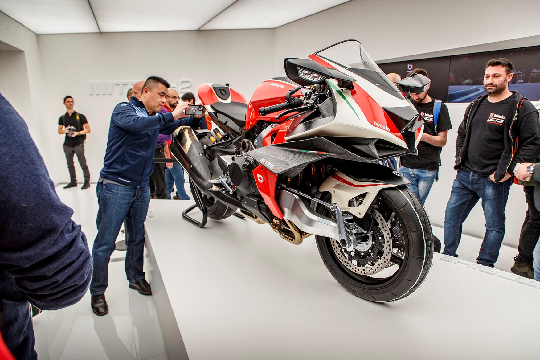 Bimota Tesi H2 at Eicma, Milan Bimota Tesi H2 at Eicma, Milan