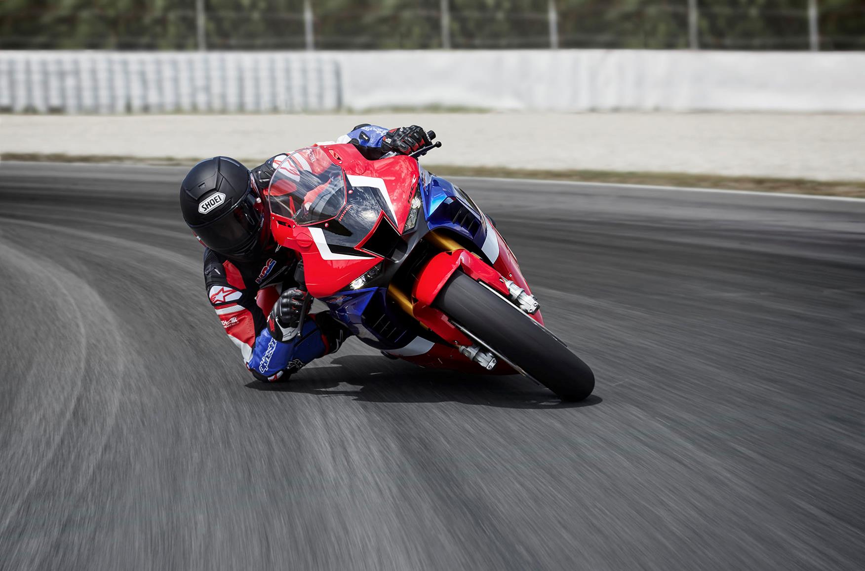 Marc Marquez riding Honda's CBR1000RR-R SP Marc Marquez riding Honda's CBR1000RR-R SP