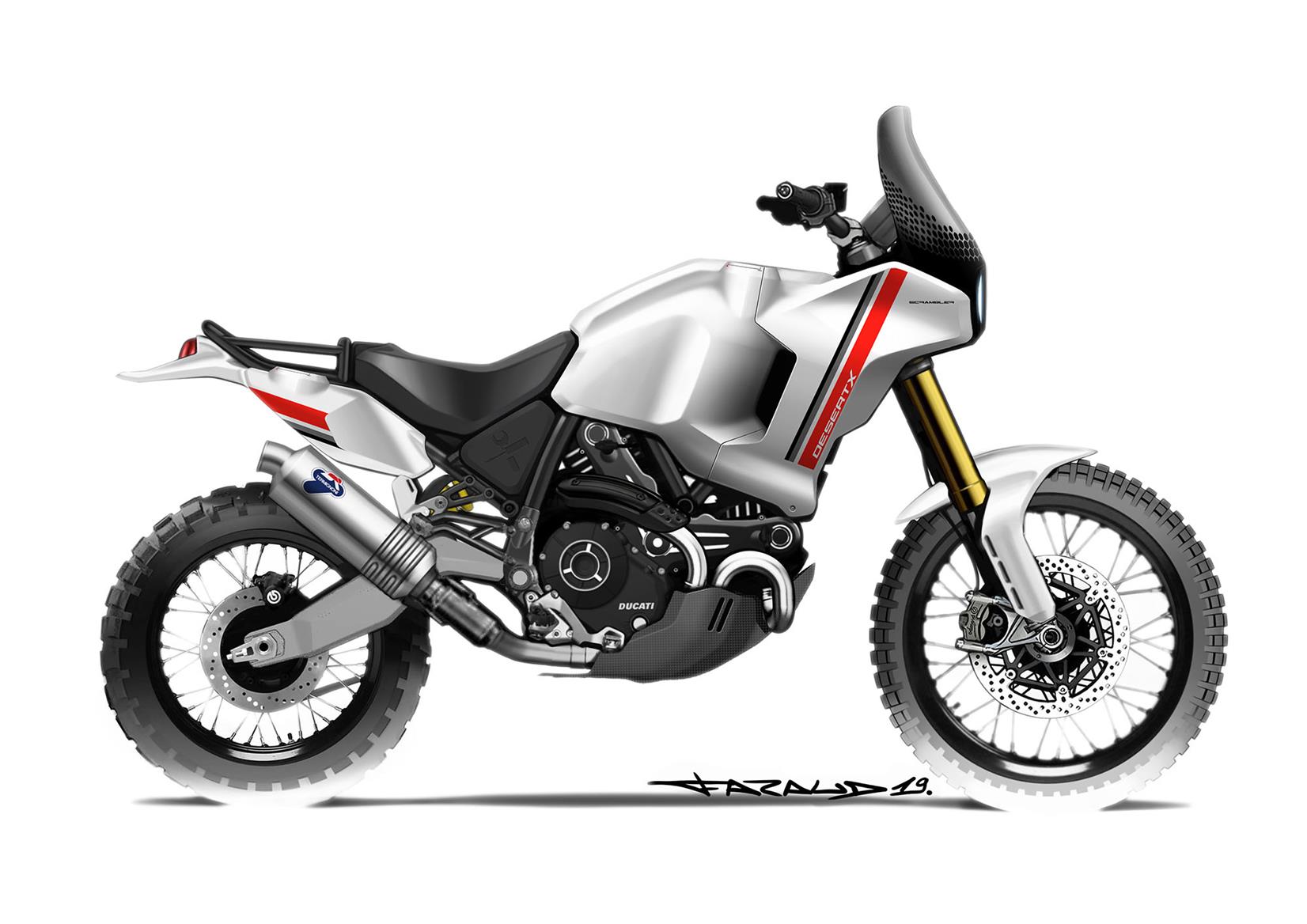 The Ducati Desert X retro concept The Ducati Desert X retro concept