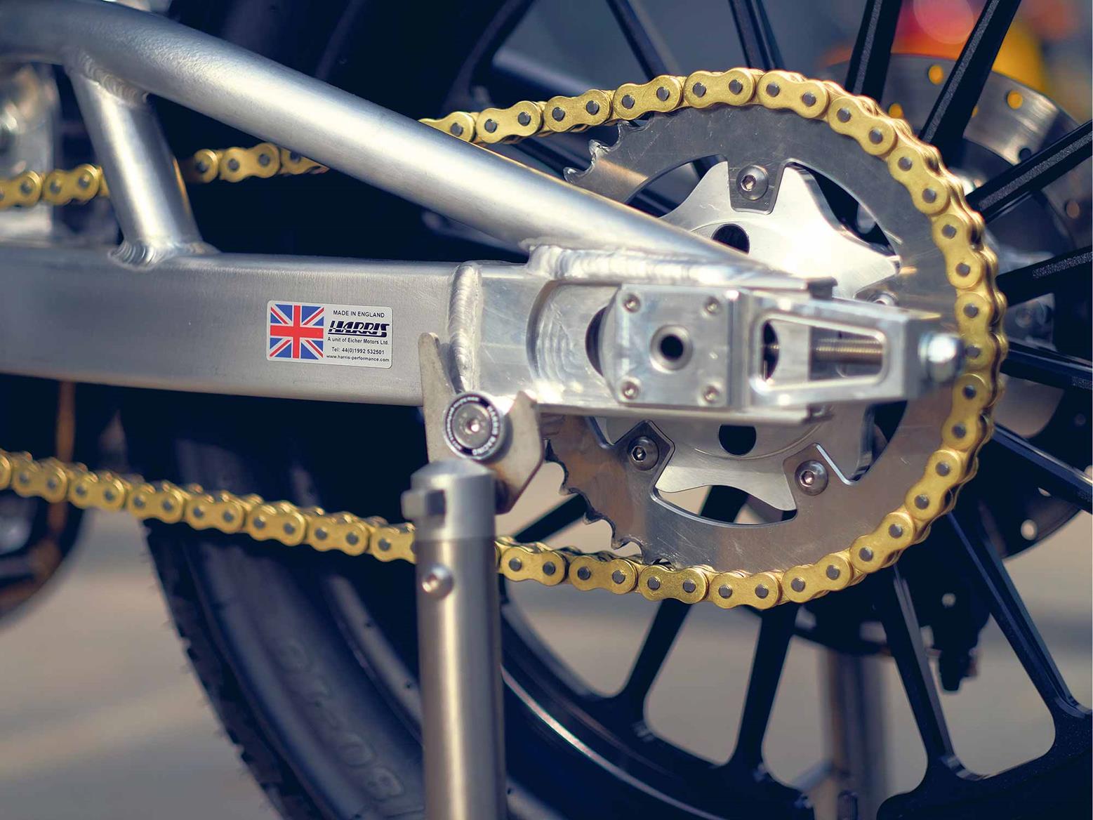 Royal Enfield flattracker chain and sprocket Royal Enfield flattracker chain and sprocket