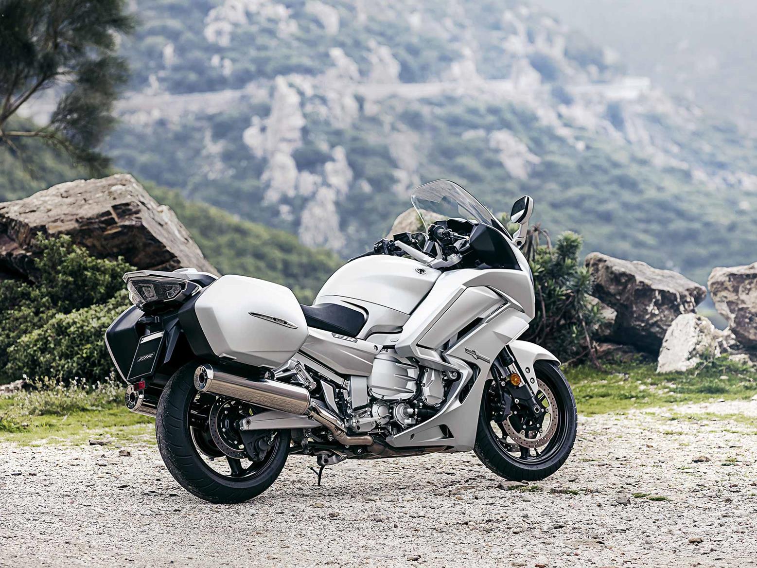 Parked up on the Yamaha FJR1300AS Parked up on the Yamaha FJR1300AS