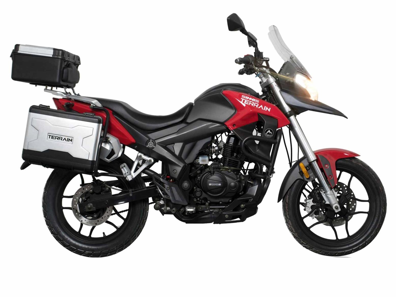 A side-on view of the Sinnis Terrain 125 A side-on view of the Sinnis Terrain 125
