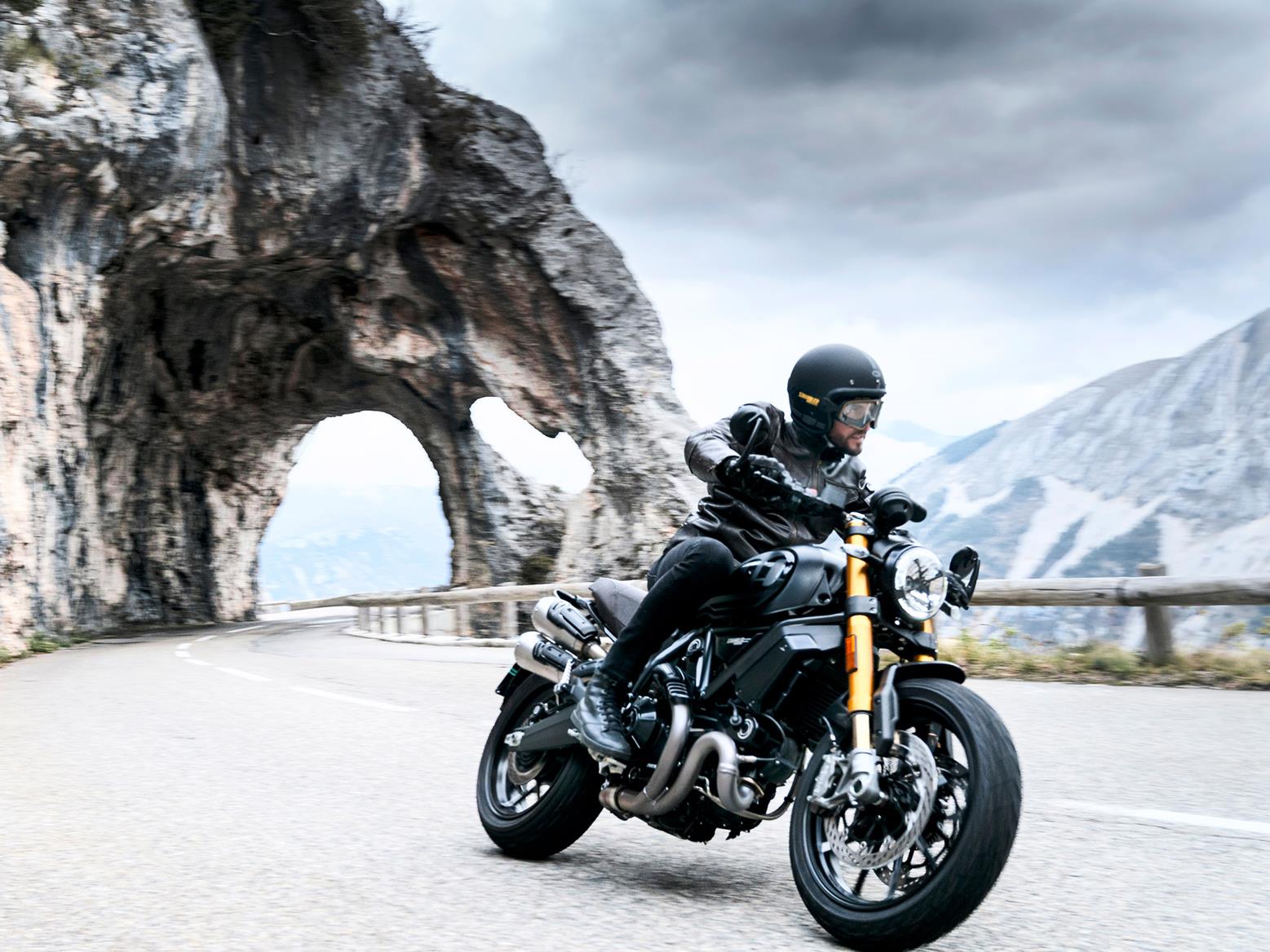 Ducati Scrambler 1100 on Route Napoleon Ducati Scrambler 1100 on Route Napoleon