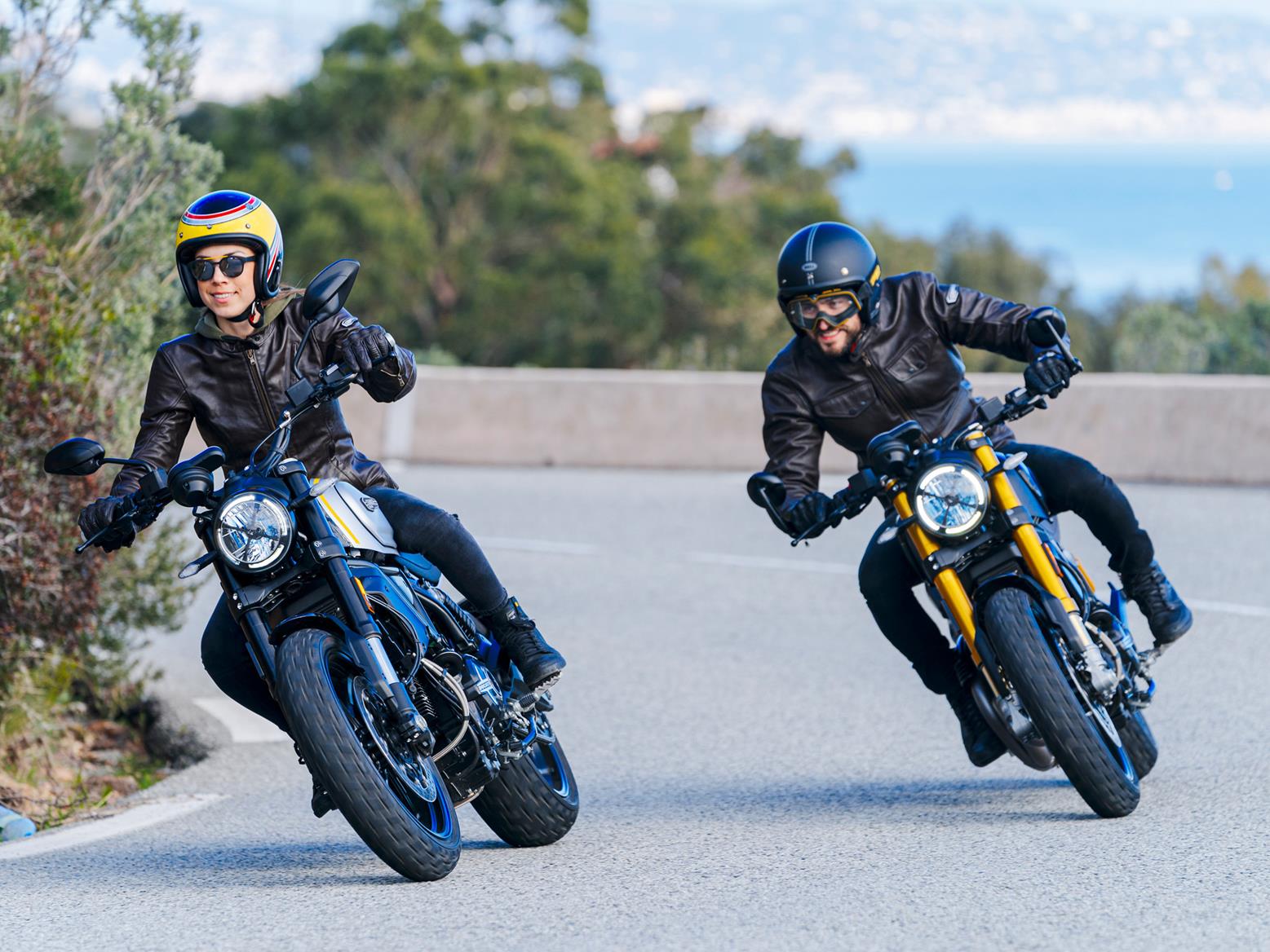 Ducati Scrambler 1100 in both Pro and Sport Pro guises Ducati Scrambler 1100 in both Pro and Sport Pro guises