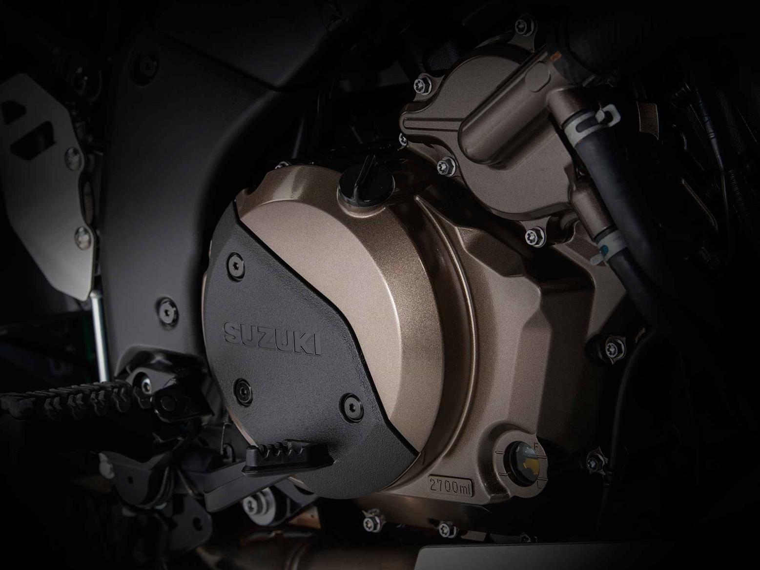 The V-twin engine promises slightly more performance than the old version The V-twin engine promises slightly more performance than the old version