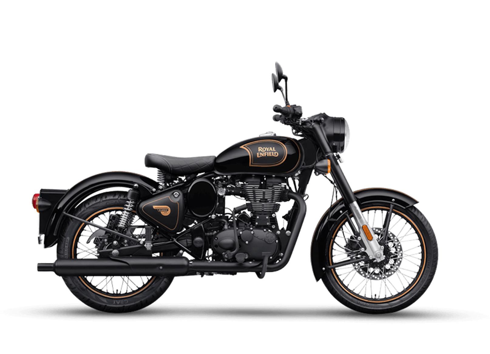 Royal Enfield Classic Tribute Black side view Royal Enfield Classic Tribute Black side view