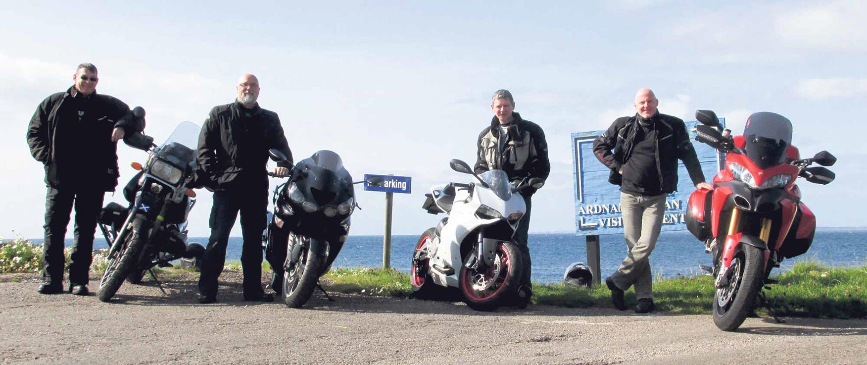 Gordon regularly rides with friends Gordon regularly rides with friends