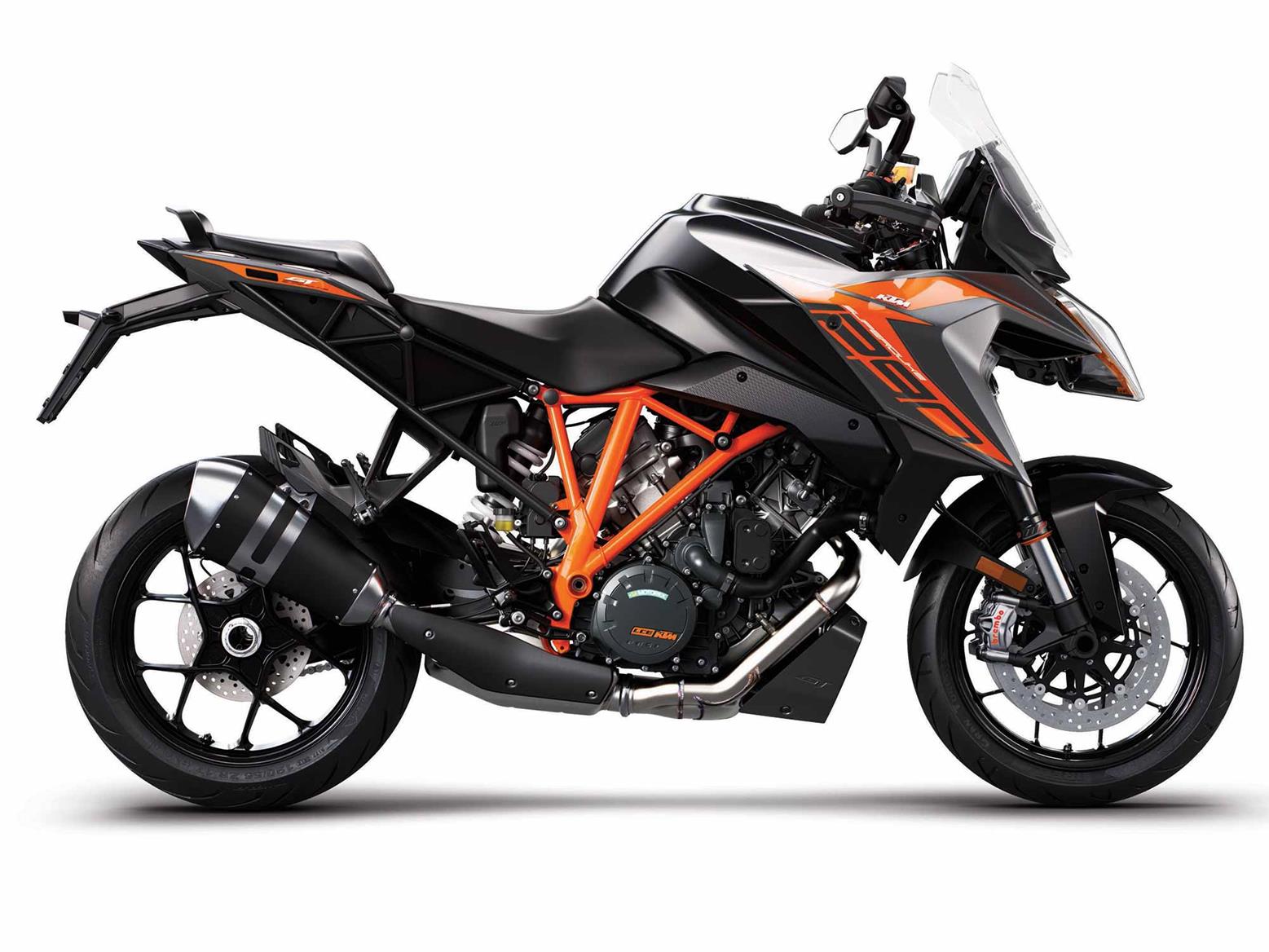 KTM 1290 Super Duke GT side view KTM 1290 Super Duke GT side view