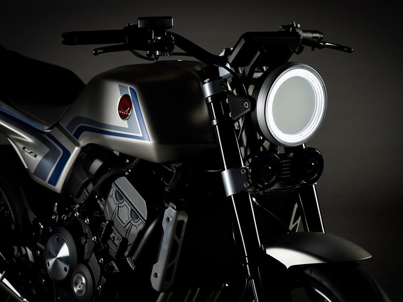 Honda CB-F concept front LED light