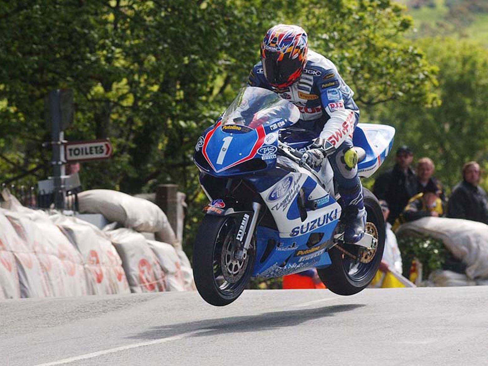 Jefferies 2002 Production Class TT win Jefferies 2002 Production Class TT win