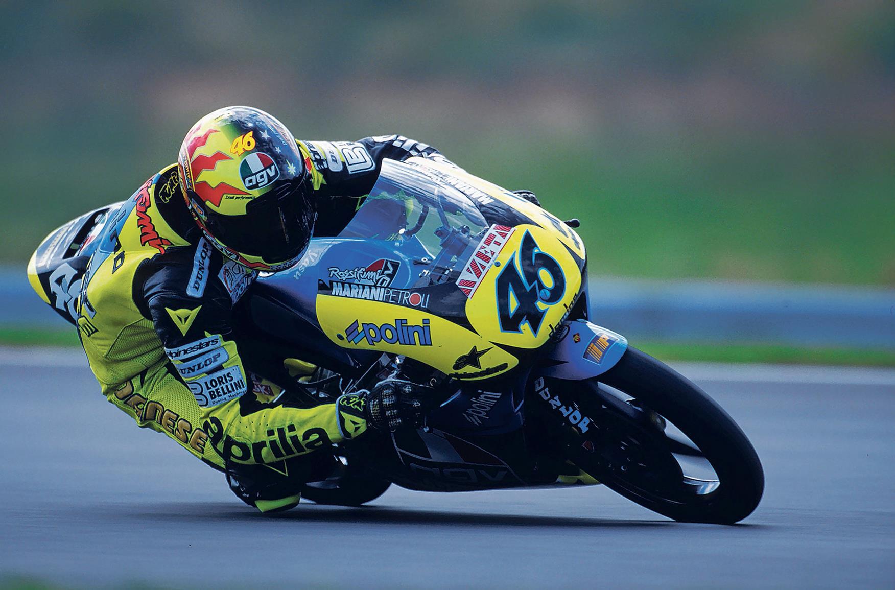 Valentino Rossi's first win in 1996 Valentino Rossi's first win in 1996