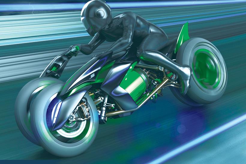 Kawasaki Ramp Up Technology For Three-wheeled Superbike Project Kawasaki Ramp Up Technology For Three-wheeled Superbike Project