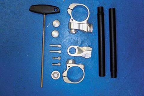 How to fit clip-on bars