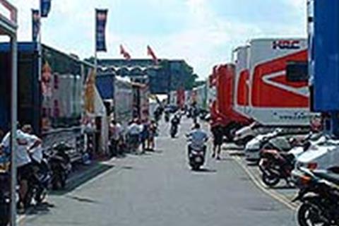 WSB paddock displays at Bologna Motor Show