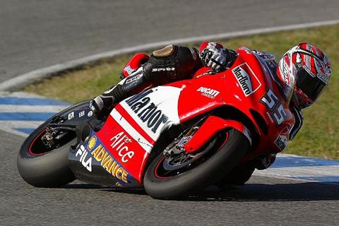 Checa tops Jerez test