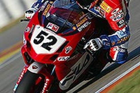 Toseland second fastest despite fall