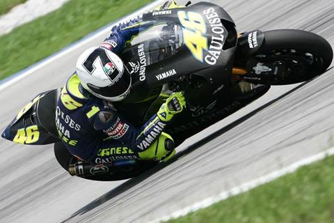 Rossi takes control