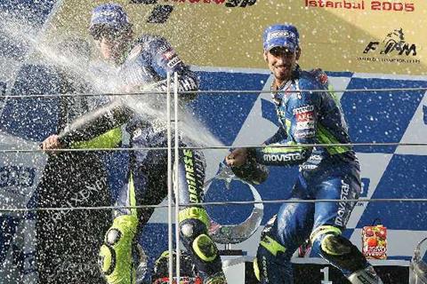 Melandri wins in Turkey