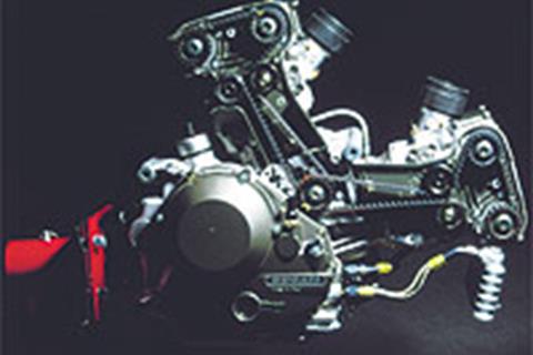 The evolution of the Ducati 996 engine