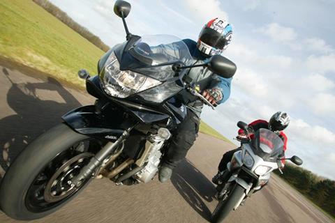 Video: Bandit 1250 v CBF1000