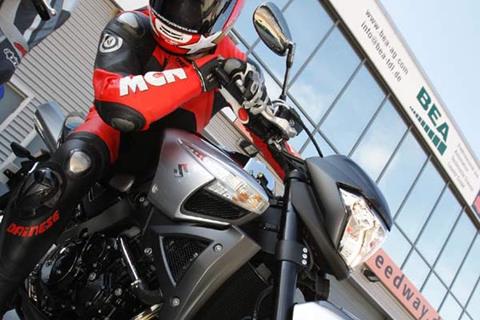 Suzuki B-King world first test