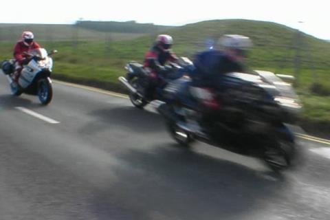 Video: 08 Hayabusa takes on the ZZ-R and K1200 on real-roads tour
