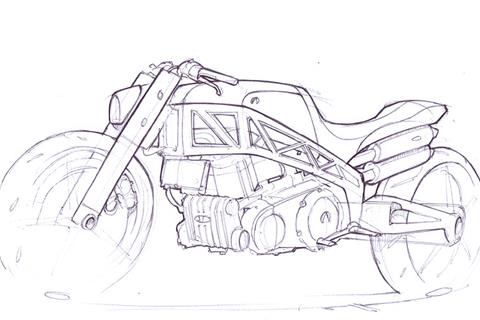 First design of the Ariel Supercharged Single...