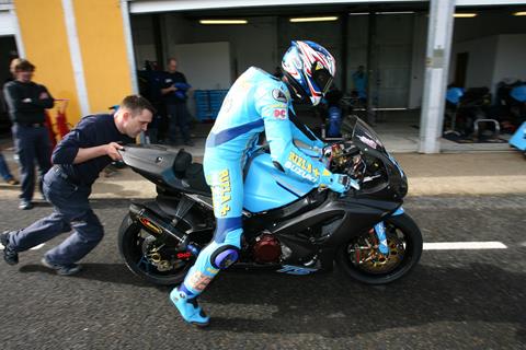 British Superbikes Almeria test: Tom Sykes biding time with his Suzuki