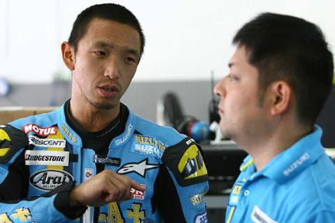 Nobuatsu Aoki suffers massive test crash
