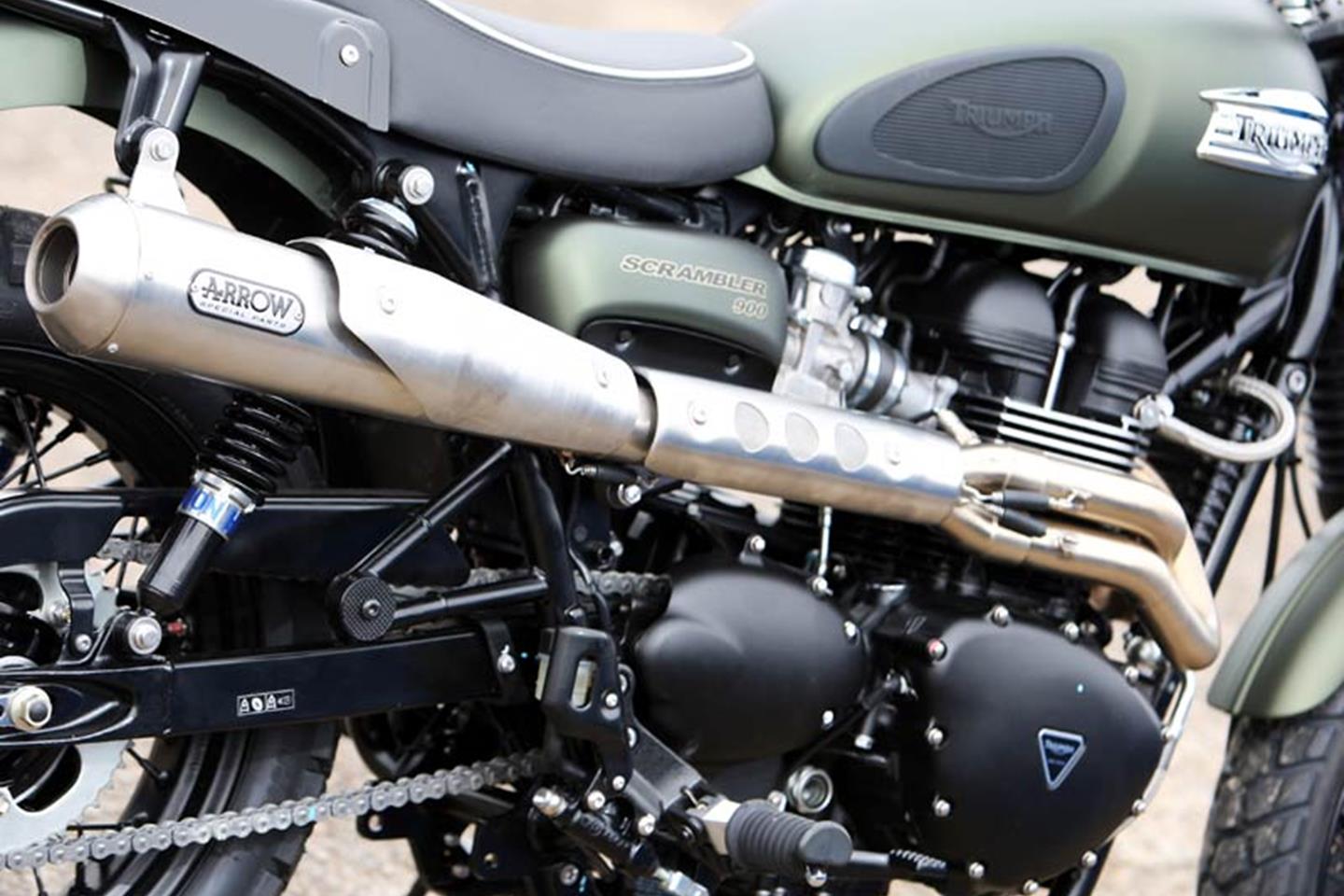 triumph scrambler arrow