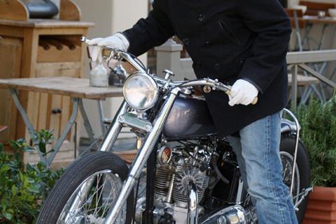 Ewan McGregor spotted on British-built Triumph Bobber
