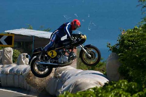 Sammy Miller returns TT crash Ducati