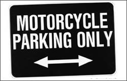 Parking sign