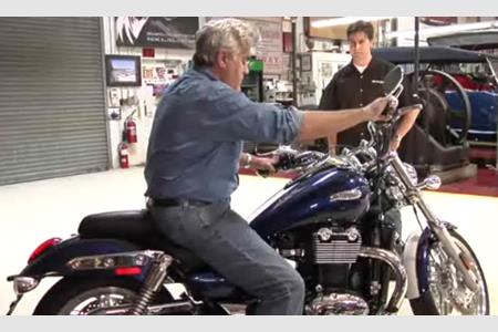 Video Jay Leno Adds A Triumph Thunderbird To His Garage