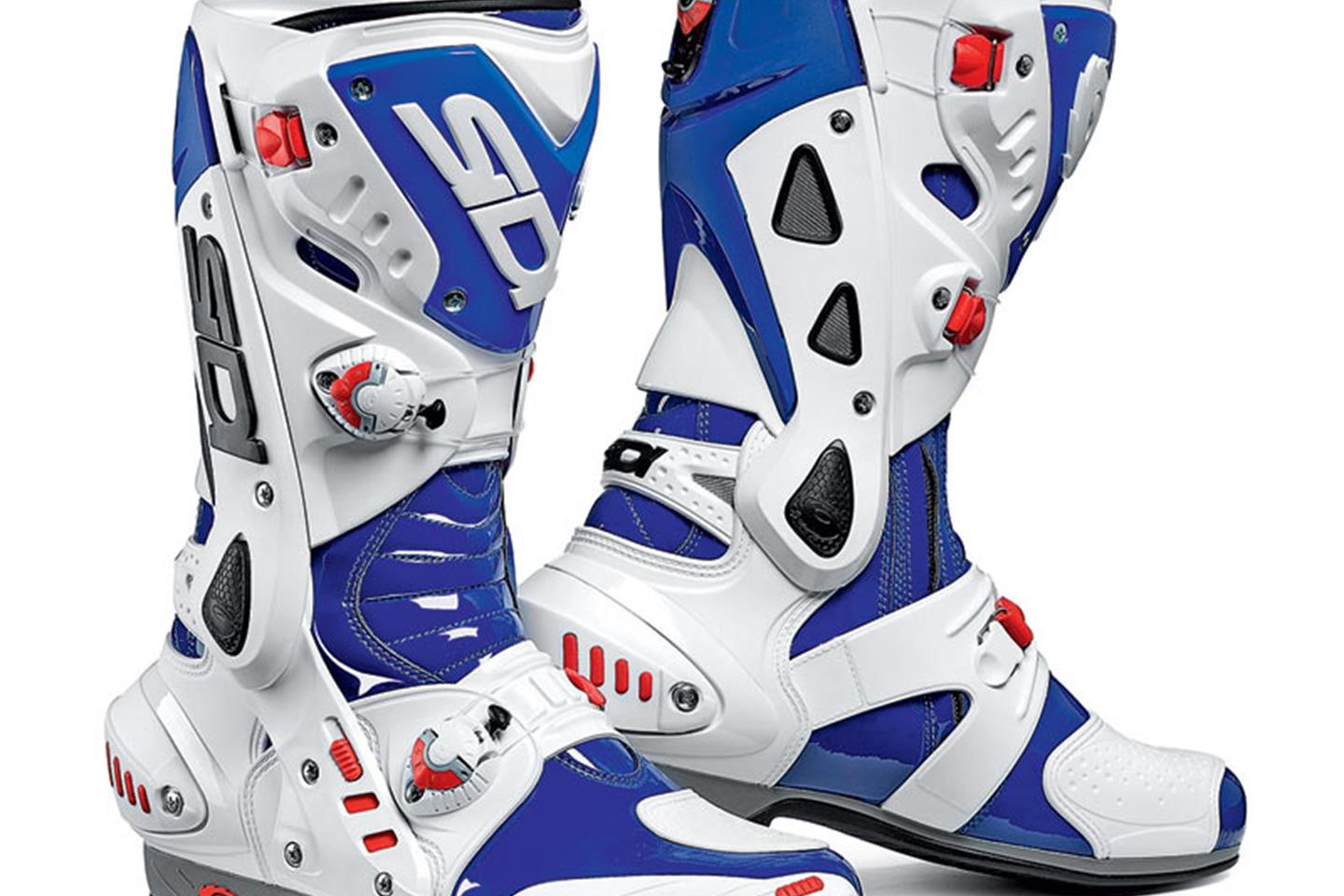 blue sidi boots
