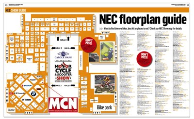 NEC Show Map out your route with MCN s floor plan