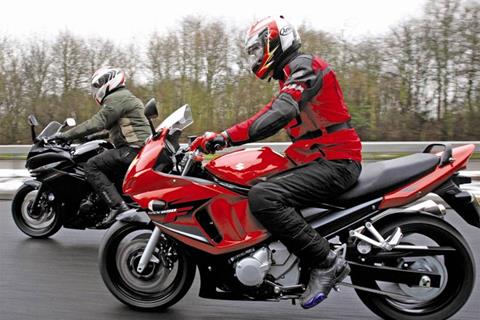 Video: Yamaha XJ6 Diversion F v Suzuki GSX650F