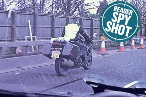 New 2010 Triumph Sprint ST spotted
