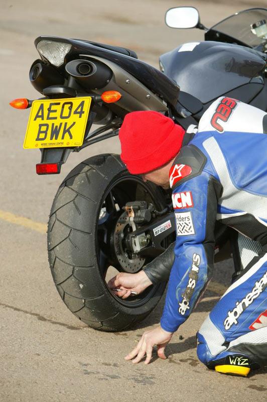Perfect track day tyre pressures