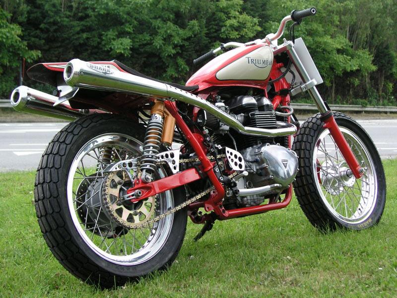 Triumph 865 flat tracker for sale | MCN