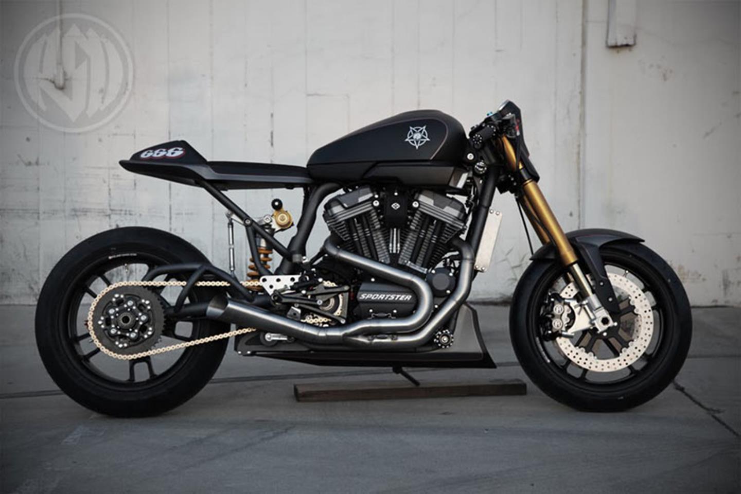 Roland Sands reveals finished Harley-Davidson XR1200 café racer | MCN