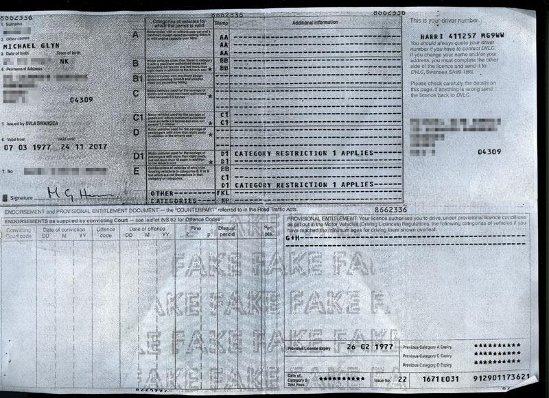 Is your licence a ‘fake’? MCN