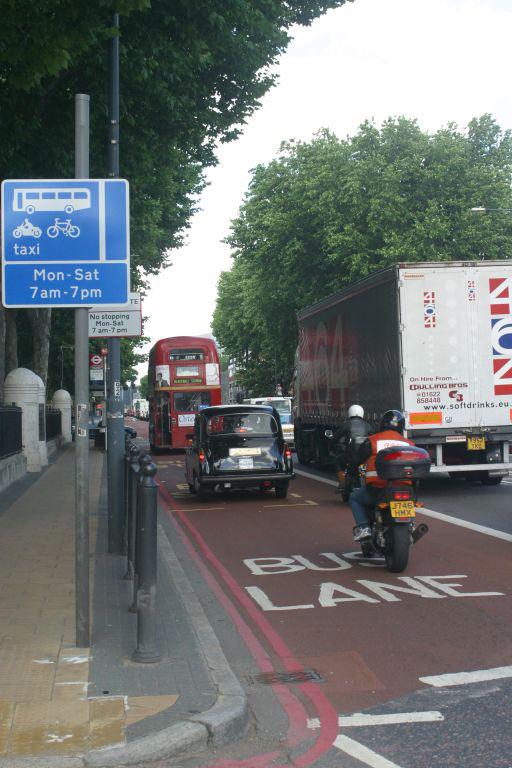 London bus lane trial extended MCN
