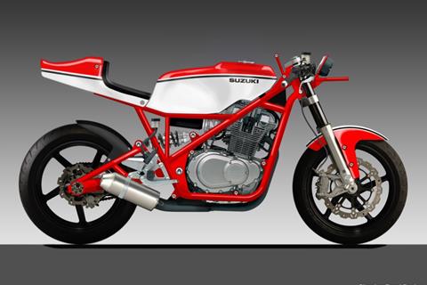 Suzuki GS500 track day special