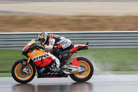 Aragon MotoGP: Dani Pedrosa unfazed by poor wet session