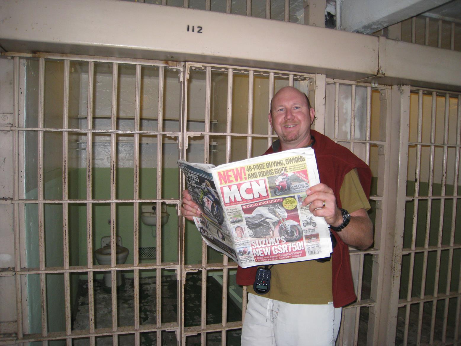 New cell mate for Al Capone | MCN Alcatraz Al Capone Escape