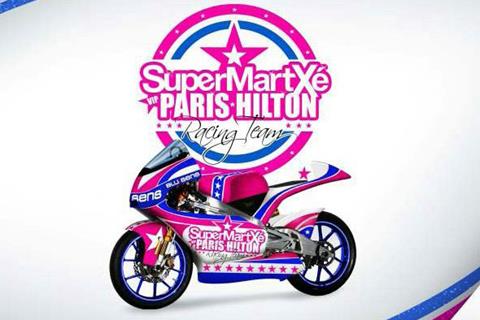 Pink paintjob for Paris Hilton's 125GP squad