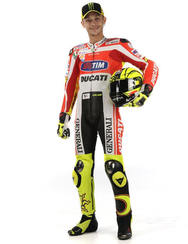 Pics: Valentino Rossi’s Ducati leathers unveiled